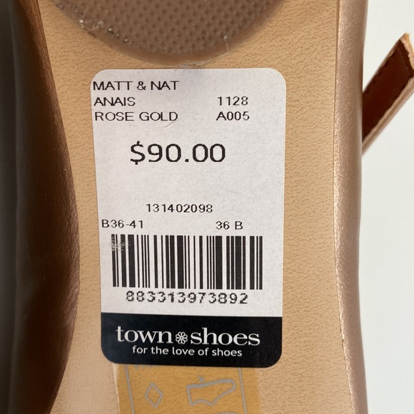Matt & Nat Anais Rose Gold Shoes - Picture 6 of 7